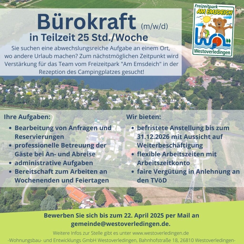 Stellenanzeige Buerokraft 3