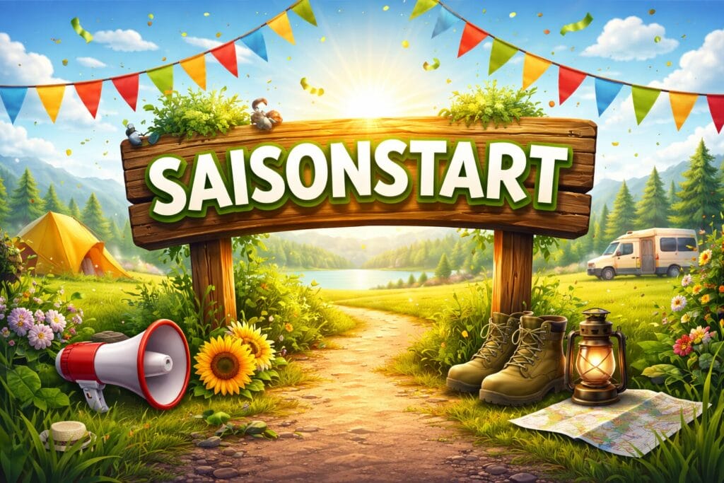 Saisonstart Campingplatz 1 Saisonstart im Freien feiern